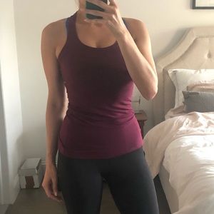Lululemon plum racerback top - 6